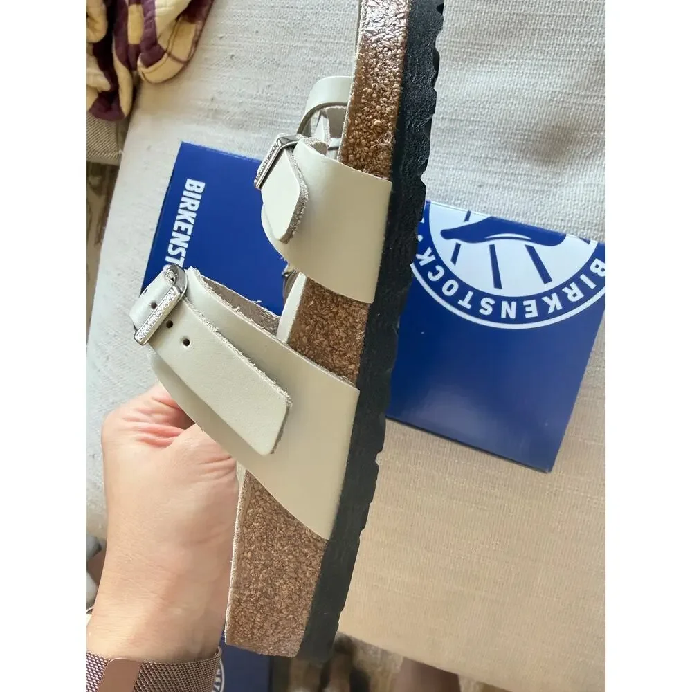 [NWT] Birkenstock Mayari Oyster Sandals US6.5/EU37